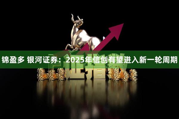 锦盈多 银河证券：2025年信创有望进入新一轮周期
