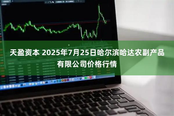 天盈资本 2025年7月25日哈尔滨哈达农副产品有限公司价格行情